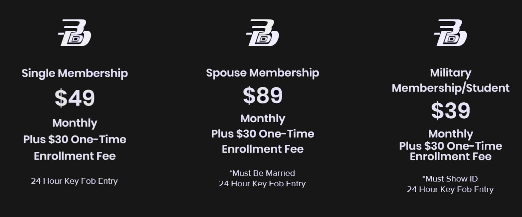 3D Fitness 24 Hour Access Pricing